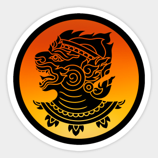 Fierce Thai Hanuman Sticker